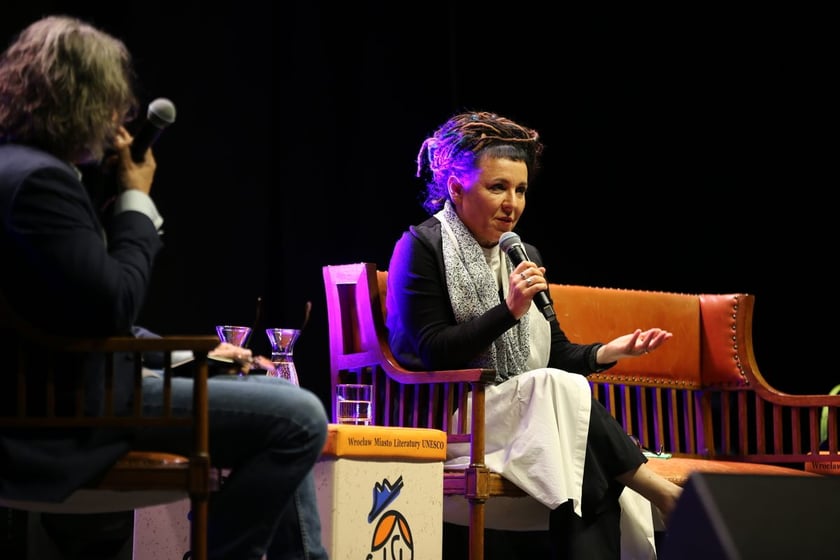 Olga Tokarczuk spotkanie Hala Stulecia książka Empuzjon