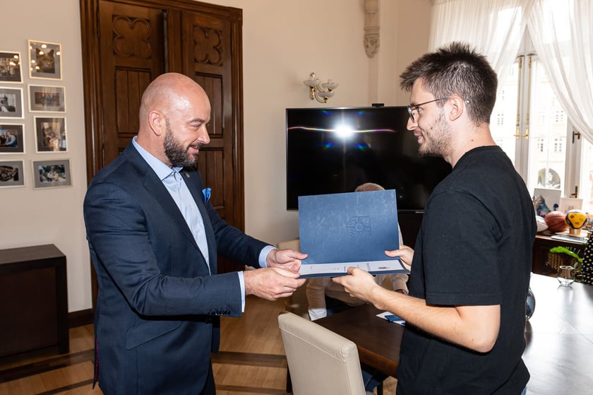 Stypendysta Oktawian Jurczykowski