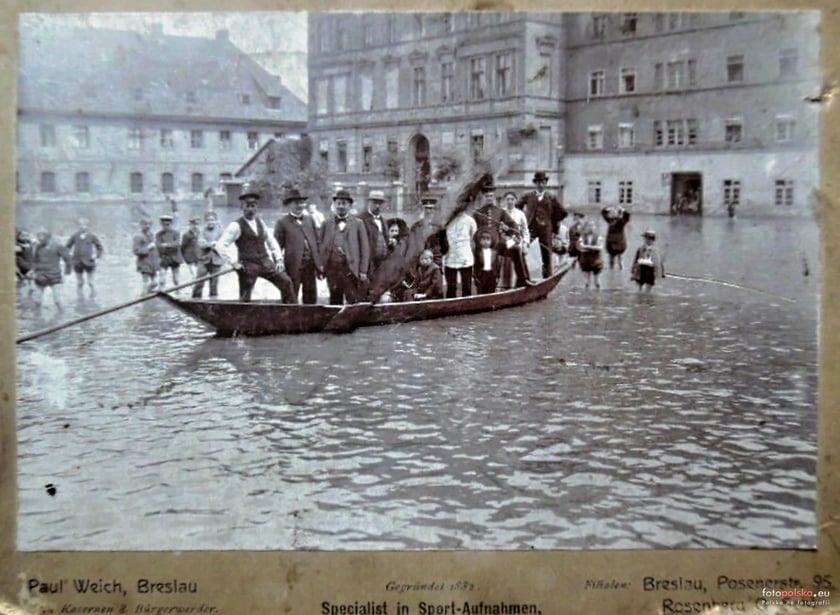 Powódź w przedwojennym Wrocławiu. Lipiec 1903 roku