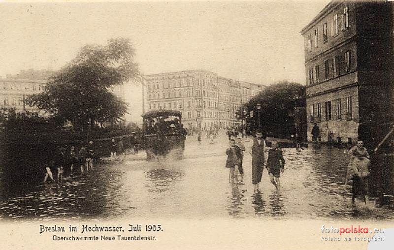 Powódź w przedwojennym Wrocławiu. Lipiec 1903 roku