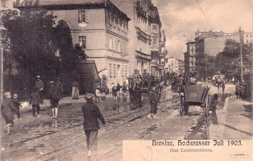 Powódź w przedwojennym Wrocławiu. Lipiec 1903 roku