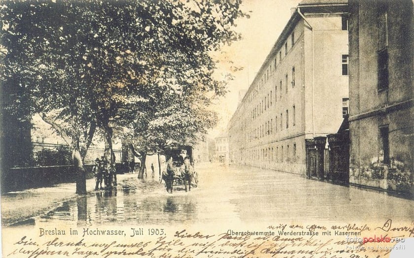 Powódź w przedwojennym Wrocławiu. Lipiec 1903 roku