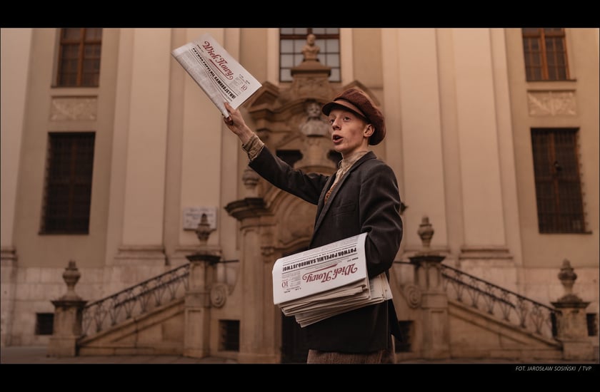 Na zdjęciu kadr z serialu "Erynie"