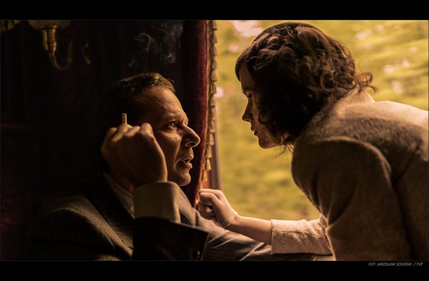 Na zdjęciu kadr z serialu "Erynie"