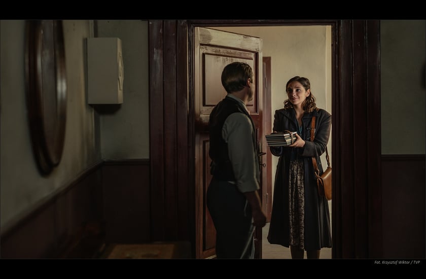 Na zdjęciu kadr z serialu "Erynie"