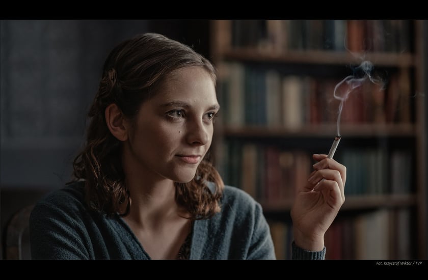 Na zdjęciu kadr z serialu "Erynie"