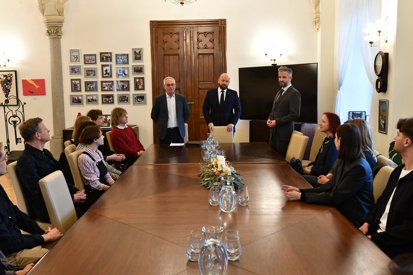 Uroczystość przyznania stypendi&oacute;w Prezydenta Wrocławia dla artyst&oacute;w, 10.01.2023