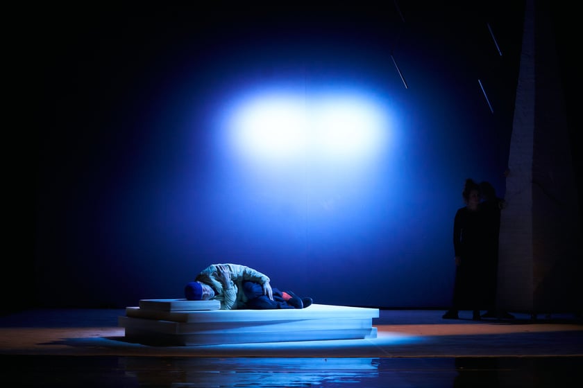 Scena ze spektaklu &bdquo;Pinokio&rdquo; Wrocławskiego Teatru Lalek