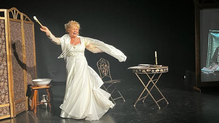 Spotkanie w ramach programu Wrocławskie Filmowe Centrum Seniora. Na zdjęciu Aldona Struzik, aktorka