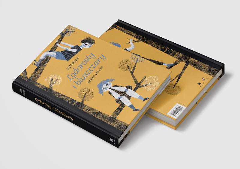 Jedna z dw&oacute;ch okładek książki&nbsp;&bdquo;Lodorosty i bluszczary&rdquo;