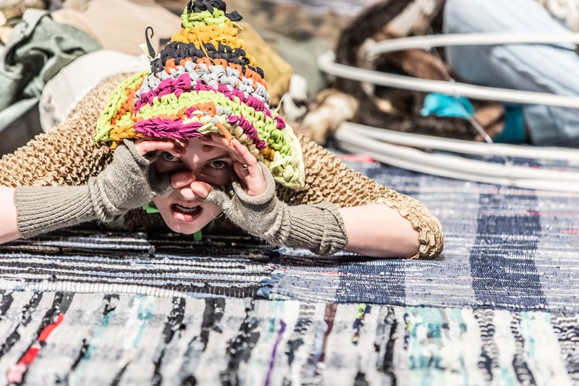 Spektakl "Trąbka do słuchania" we Wrocławskim Teatrze Wsp&oacute;łczesnym