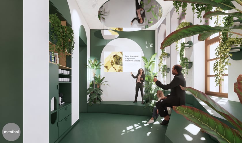 Palmiarnia na Dworcu Głównym - wizualizacja