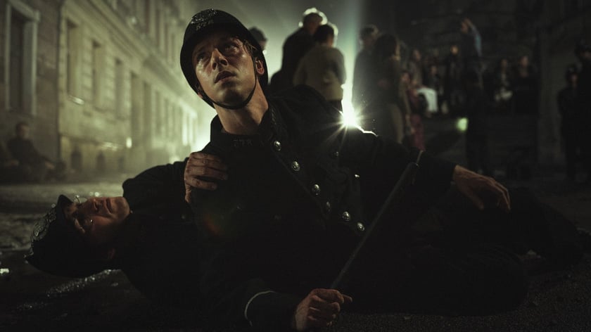 Wil podczas akcji wyrzucania Żyd&oacute;w z ich mieszkań, zdjęcia kręcono na Zakaczawiu w Legnicy