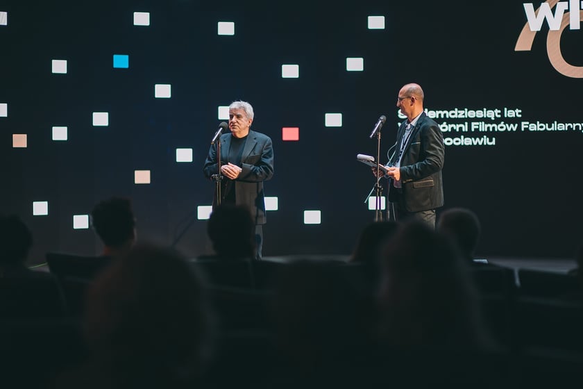 Jubileusz 70-lecia Wytw&oacute;rni Film&oacute;w Fabularnych we Wrocławiu &ndash; na scenuie Wiesław Saniewski i Robert Banasiak