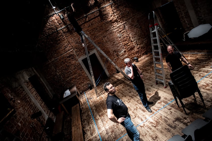 Przygotowania do spektaklu, Instytut Grotowskiego