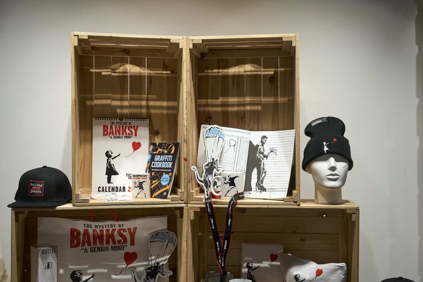 Wystawa The Mystery of Banksy – A Genius Mind, hala IASE, Wrocław