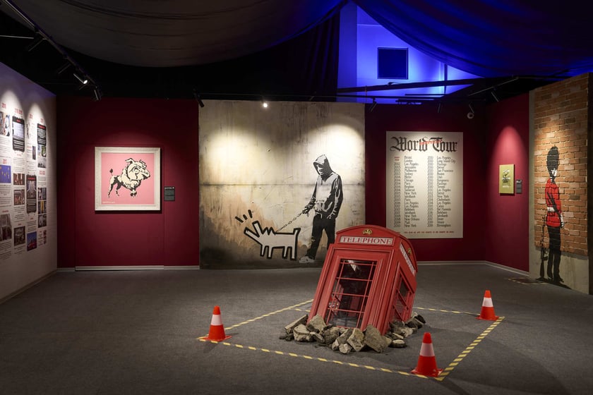 Wystawa The Mystery of Banksy – A Genius Mind, hala IASE, Wrocław