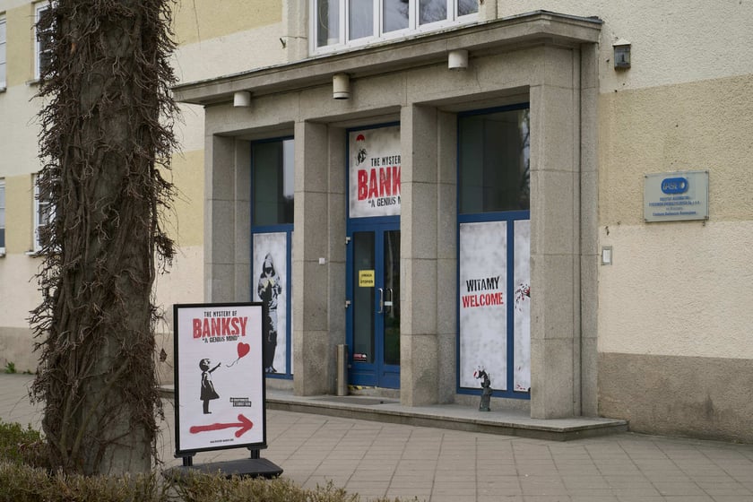 Wystawa The Mystery of Banksy – A Genius Mind, hala IASE, Wrocław