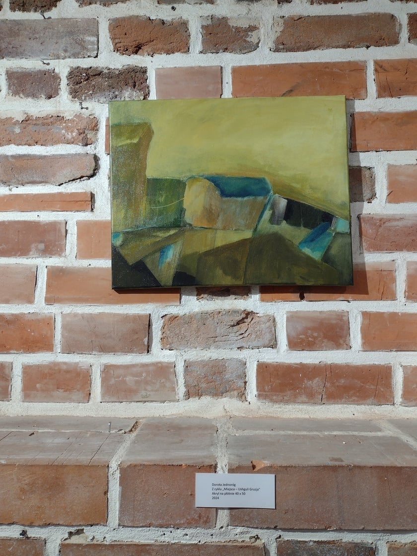 Dorota Jednor&oacute;g z cyklu Ushguli,&nbsp;&nbsp;akryl na pł&oacute;tnie, 2024