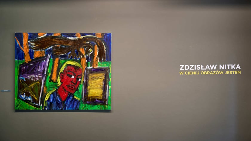 Zdjęcie wystawy "W cieniu obrazów jestem" Zdzisława Nitki