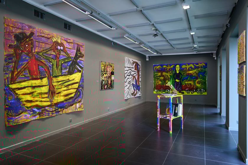 Zdjęcie wystawy "W cieniu obrazów jestem" Zdzisława Nitki