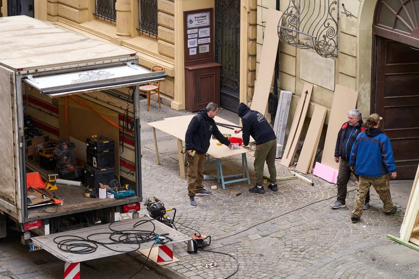 Zdjęcia do nowego serialu przy ul. Szajnochy