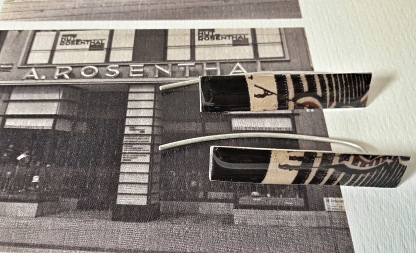 Kolczyki z grafikami Heinricha Tischlera