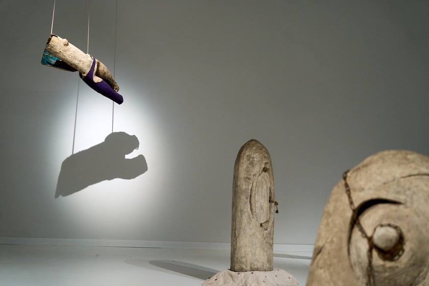 Prace Marii Pinińskiej-Bereś na wystawie w Pawilonie Czterech Kopuł we Wrocławiu