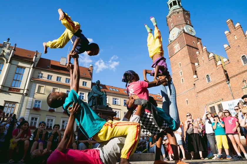Kolorowa parada Lelenfant na ulicach Wrocławia, 29.07.2024
