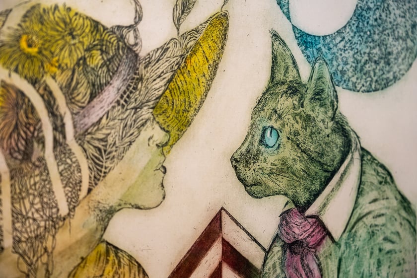 Prace Edyty Purzyckiej na wystawie w Pałacu Kr&oacute;lewskim (Muzeum Miejskim Wrocławia)&nbsp;