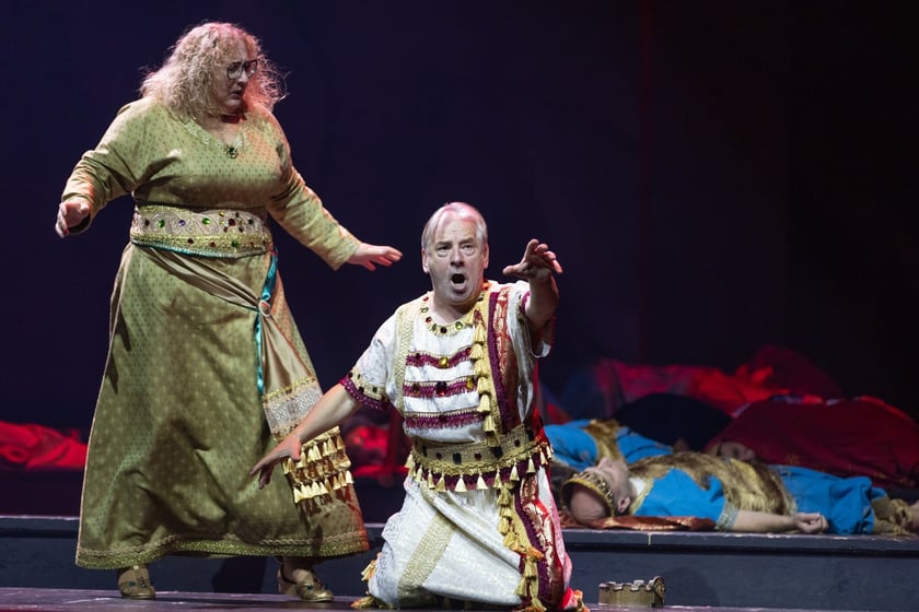 Pr&oacute;ba do spektaklu &bdquo;Nabucco&rdquo; w Operze Wrocławskiej