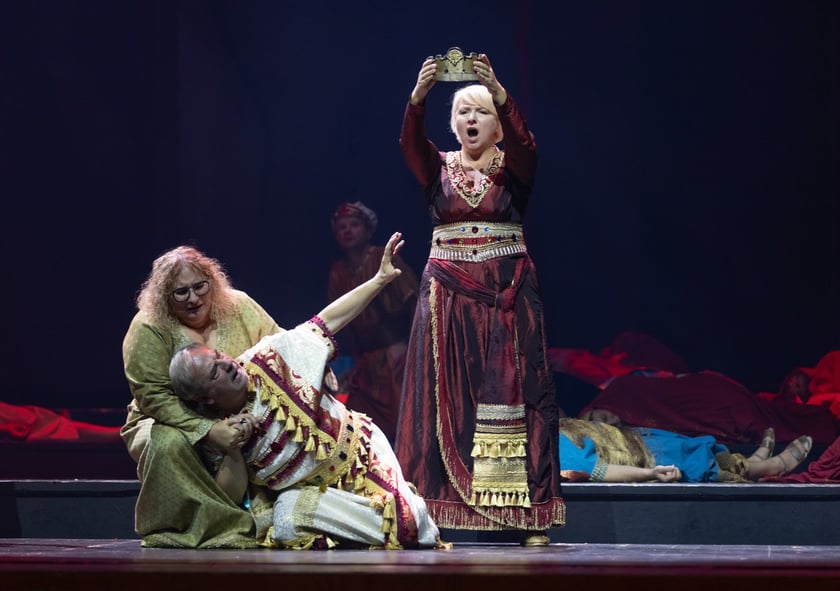 Pr&oacute;ba do spektaklu &bdquo;Nabucco&rdquo; w Operze Wrocławskiej