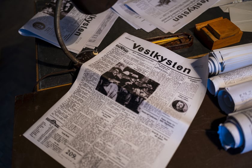 Plan zdjęciowy do filmu „The Travellers” w pałacu Wallenberg-Pachalych