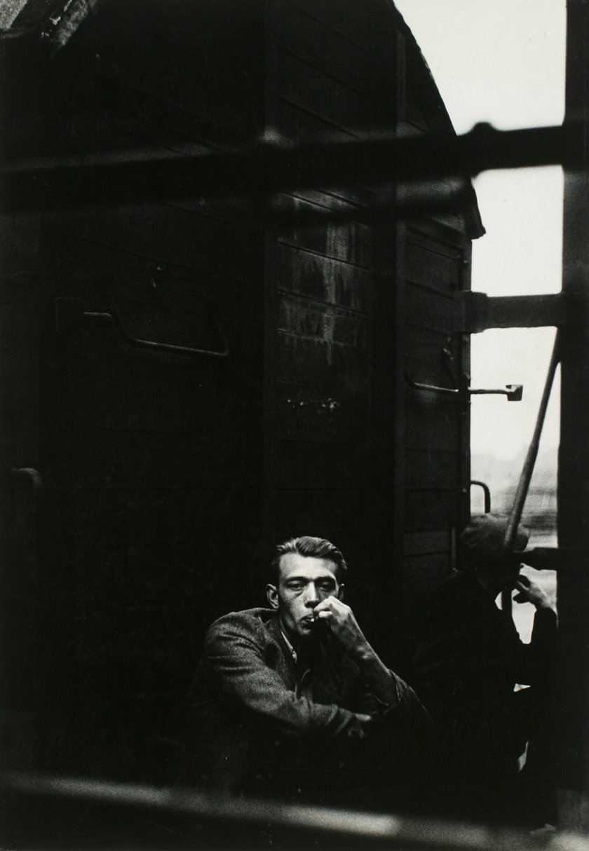 Zdzisław Beksiński_Człowiek z wagonu 1958