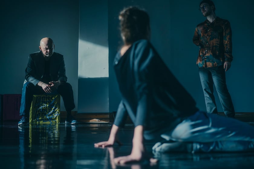 Zdjęcie z próby w sali przy ul. Dębowej