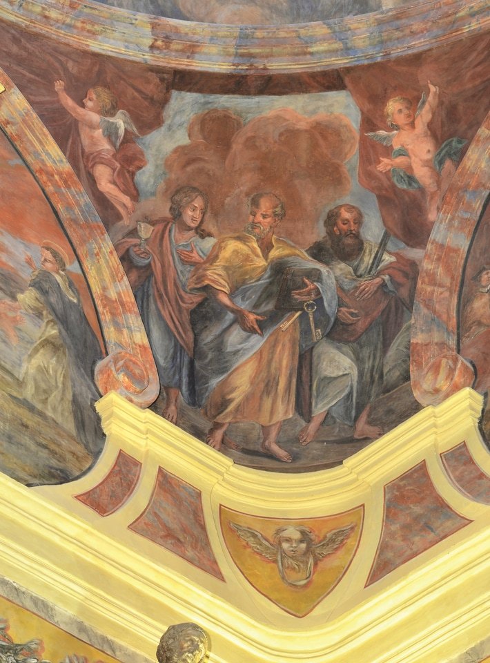 Johann Jacob Eybelwieser &ndash; Apostołowie Jan, Piotr i Paweł