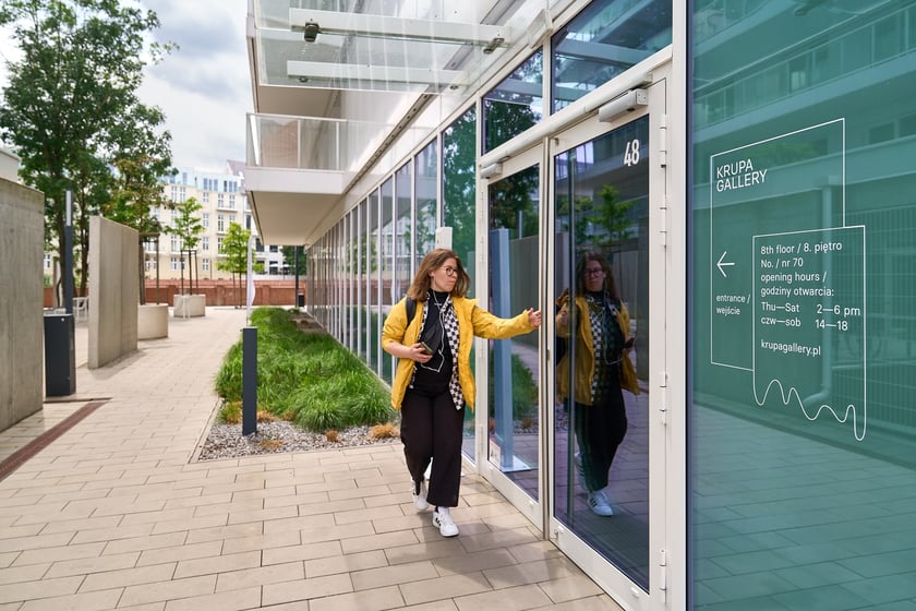Krupa Gallery mieści się przy ul. księcia Witolda 48/70, na 8 pietrze&nbsp;