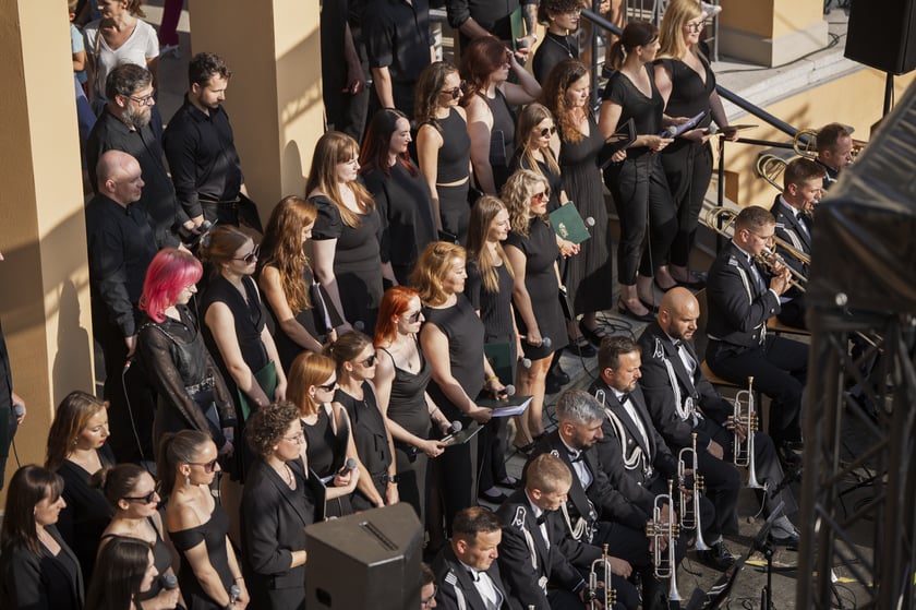 Koncert orkiestry wojskowej na Bastionie Sakwowym 20 czerwca