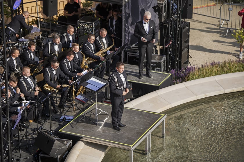 Koncert orkiestry wojskowej na Bastionie Sakwowym 20 czerwca