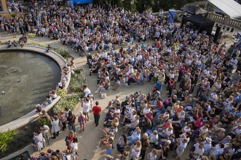 Koncert orkiestry wojskowej na Bastionie Sakwowym 20 czerwca