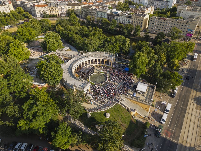 Koncert orkiestry wojskowej na Bastionie Sakwowym 20 czerwca