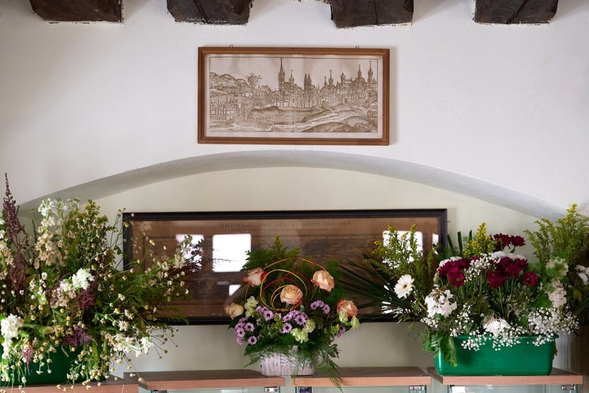 Pomieszczenia Towarzystwa Miłośnik&oacute;w Wrocławia na II piętrze kamienicy