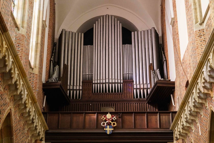 Organy w katedrze wrocławskiej przed remontem