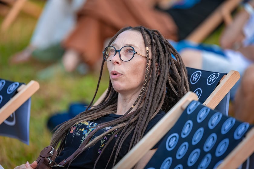 Na zdjęciach sobotni wiecz&oacute;r (19 lipca) na Festiwalu WROsound