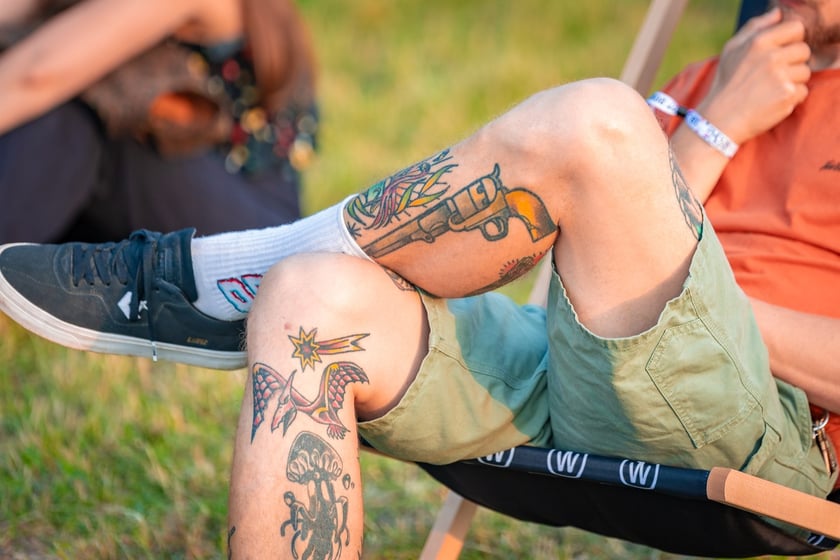 Na zdjęciach sobotni wiecz&oacute;r (19 lipca) na Festiwalu WROsound