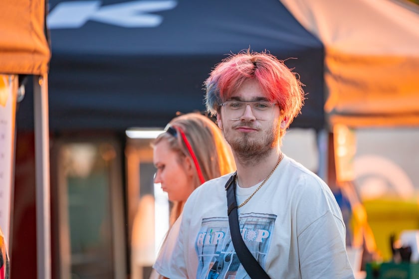 Na zdjęciach sobotni wiecz&oacute;r (19 lipca) na Festiwalu WROsound