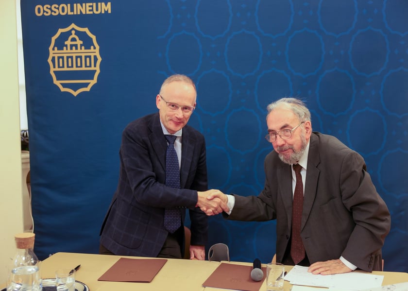 Przekazanie korespondencji profesora Janusza Deglera do Biblioteki Ossolineum, 18 września 2025