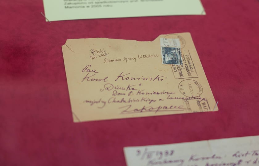 Eksponaty na jednodniowej wystawie  „O! Witkacy” w 86. rocznicę śmierci Witkacego