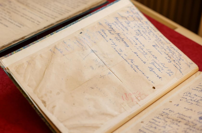 Eksponaty na jednodniowej wystawie  „O! Witkacy” w 86. rocznicę śmierci Witkacego