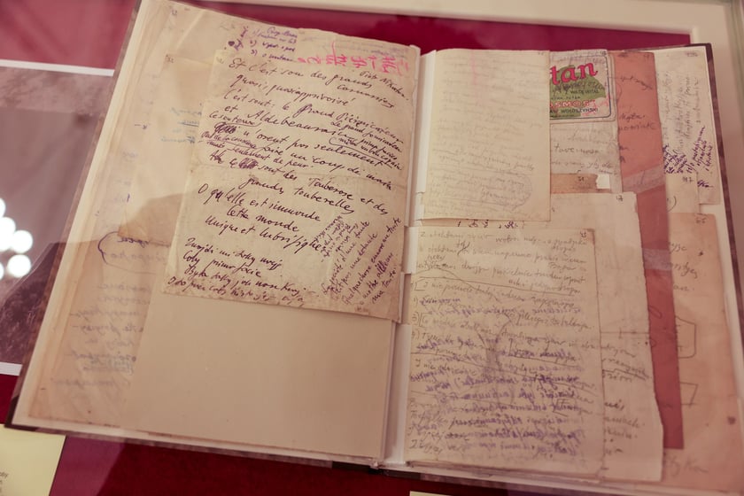 Eksponaty na jednodniowej wystawie  „O! Witkacy” w 86. rocznicę śmierci Witkacego